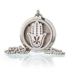 Collar difusor de aromaterapia 30mm - Mano de Fatima  - 4