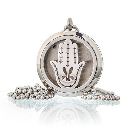 Collar difusor de aromaterapia 30mm - Mano de Fatima  - 4
