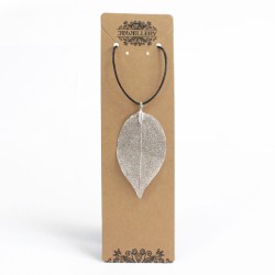 Collar - Hoja de valor - Plata  - 3