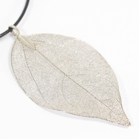 Collar - Hoja de valor - Plata  - 4