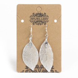 Pendientes - Hoja de valor - Plata  - 4
