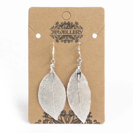 Pendientes - Hoja de valor - Plata  - 4