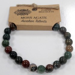 Brazalete de Energía - Ágata de musgo  - 3