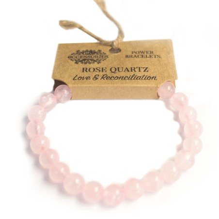 Brazalete de Energía - Cuarzo rosa  - 1