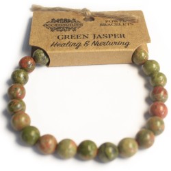 Brazalete de Energía - Jaspe verde  - 1
