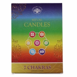Conjunto de 7 velas - 7 Chakras - Velas mágicas  - 9