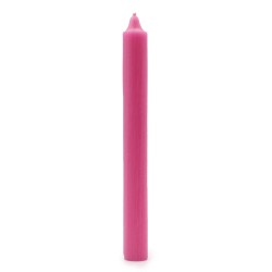 Velas a Granel de Color Sólido - Rosa Profundo Rústico - Paquete de 10  - 7