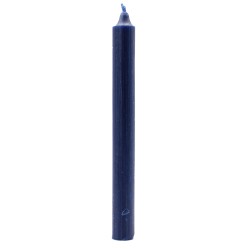 Velas a granel de color sólido - Azul marino rústico - Paquete de 10  - 7