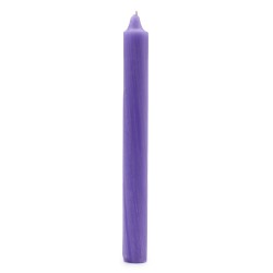 Velas a Granel de Color Sólido - Lila Rústica - Paquete de 10  - 7