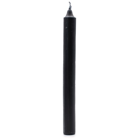 Velas a Granel de Color Sólido - Negro Rústico - Paquete de 10  - 7