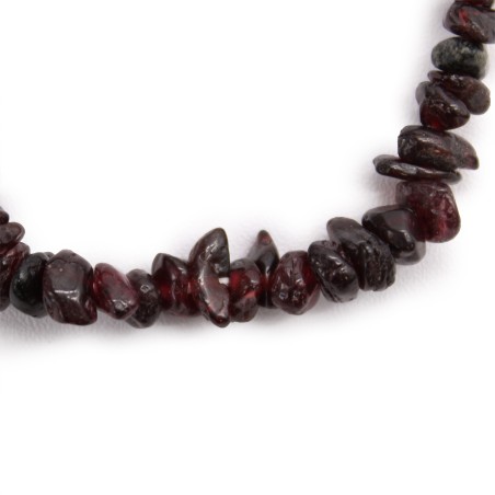 Pulsera Fragmentos de Piedras Preciosas - Granate de sangre  - 2