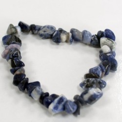 Pulsera Fragmentos de Piedras Preciosas - Sodalita  - 3