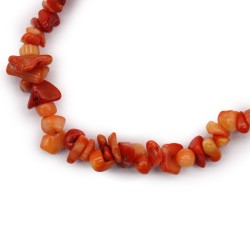 Pulsera Fragmentos de Piedras Preciosas - Piedra de coralita  - 2