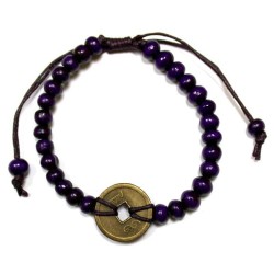 Pulseras Feng Shui - Púrpura  - 1