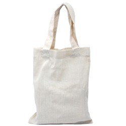 Bolso pequeño de algodón natural 4oz 25x20cm  - 1