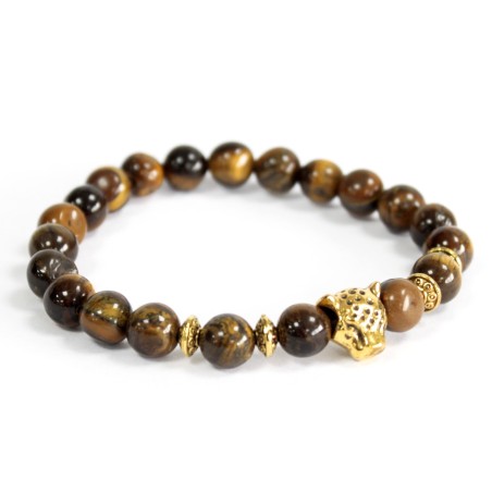 Tigre dorado   Ojo de tigre - Pulsera  - 1