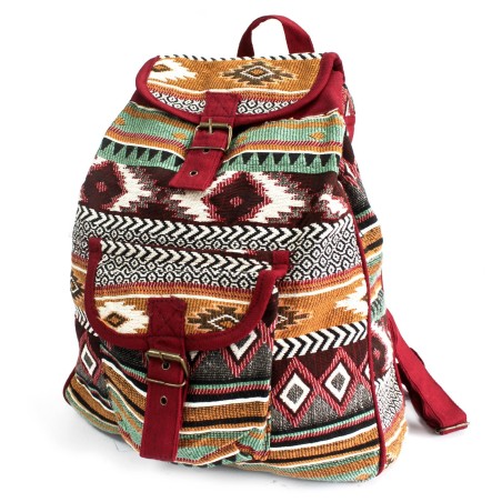 Tejido Jacquard - Mochila Chocolate  - 1