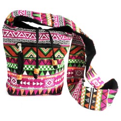 Tejido Jacquard - Mochila peq. Rosada  - 1