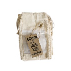 Bolsa de Algodón para ventana pequeña - 10x15cm  - 3