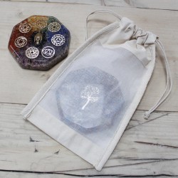 Lrg Bolsa de Algodón para ventana grande - 26x15cm  - 3