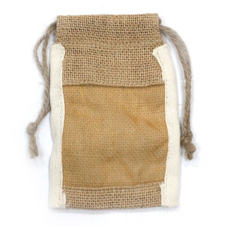 Bolsa Pequeña de Yute Lavada - 10x15cm  - 1