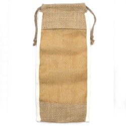 Bolsa Larga de Yute Lavada - 35x15cm  - 1