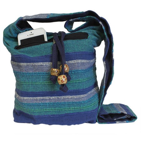 Bolso bandolera nepal -  Azul Blue Rivers  - 2