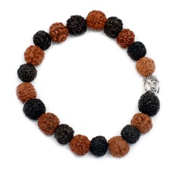 Rudraksha Boeddha Armband Japa Mala - Mix