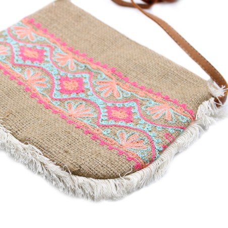 Bolso con flecos - Bordado De Patrón De Verano  - 1