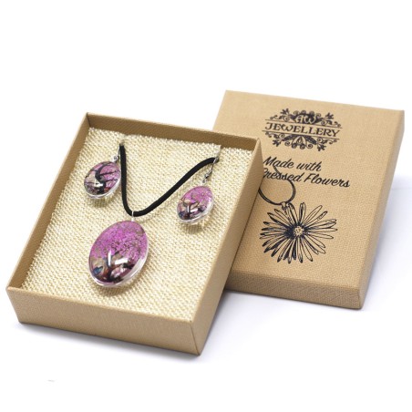 Flores Prensadas - Arbol De La Vida - Rosa brillante  - 3