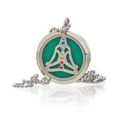 Collar de Joyería de Aromaterapia - Yoga Chakra - 30mm  - 1