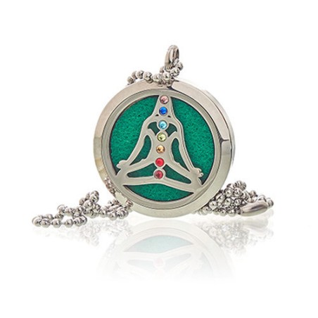 Collar de Joyería de Aromaterapia - Yoga Chakra - 30mm  - 1