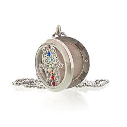 Collar de Joyería de Aromaterapia - Hamsa Chakra - 30mm  - 4
