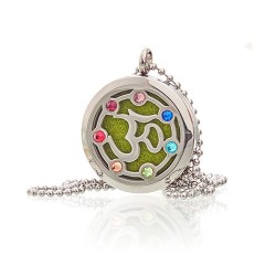 Collar de Joyería de Aromaterapia - OM Chakra - 30mm  - 1