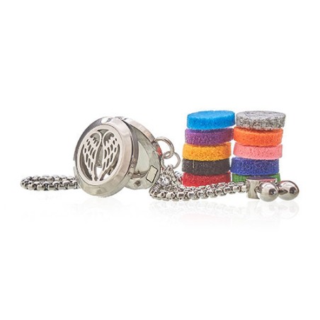 Pulsera de Cadena de Aromaterapia - Alas de Angel - 20mm  - 3