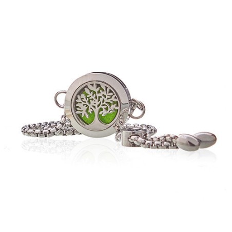 Pulsera de Cadena de Aromaterapia - Árbol de la Vida - 20mm  - 1
