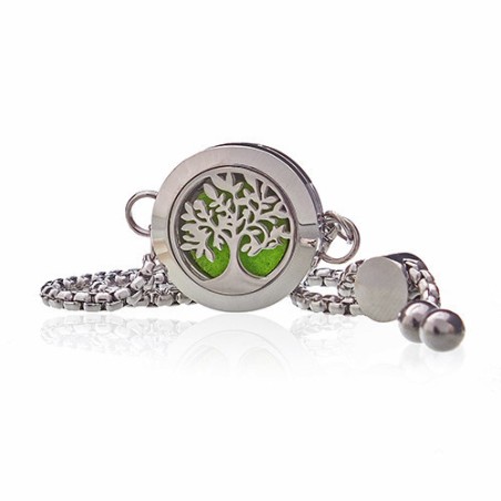 Pulsera de Cadena de Aromaterapia - Árbol de la Vida - 20mm  - 2