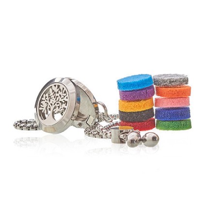 Pulsera de Cadena de Aromaterapia - Árbol de la Vida - 20mm  - 3