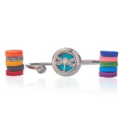Pulsera de Cadena de Aromaterapia - Libélula - 20mm  - 3