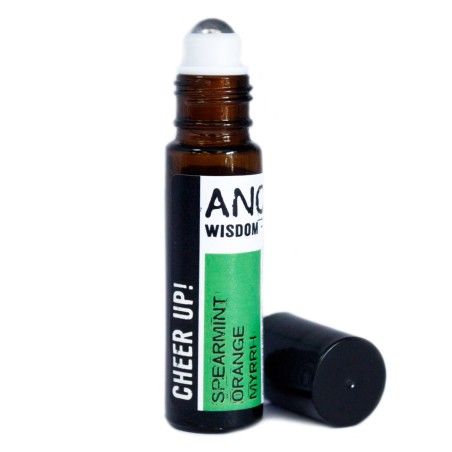 Mezclas de Aceites Esenciales Roll-On - Cheer Up! - Felicidad - Hierbabuena, Naranja y Mirra  - 1