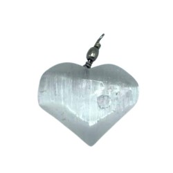 Colgante Corazón Selenita  - 1