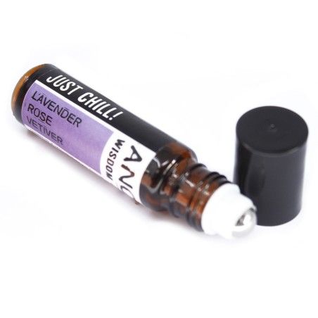 Mezclas de Aceites Esenciales Roll-On - Just Chill! - Solo Relájate - Lavanda, Rosa y Vetiver  - 2