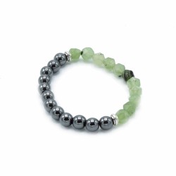 Pulsera de Piedra Preciosa Tallada - Jade Magnético  - 1