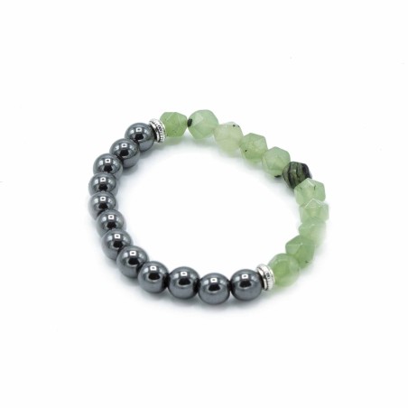 Pulsera de Piedra Preciosa Tallada - Jade Magnético  - 1