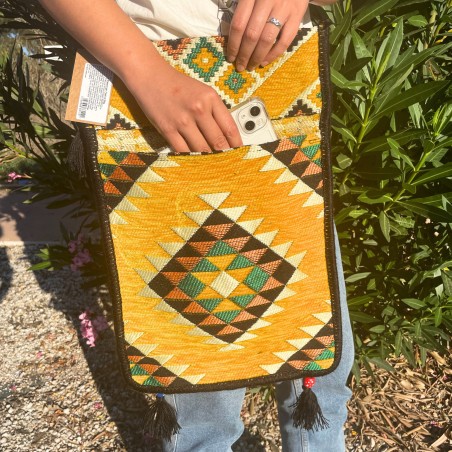 Bolsa Kilim Messenger Festival amarilla  - 3