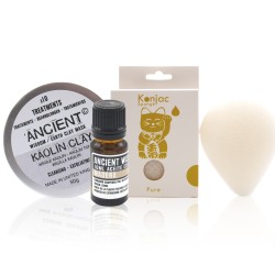Esponja Konjac Natural, Arcilla y Aceite Esencial  - 1