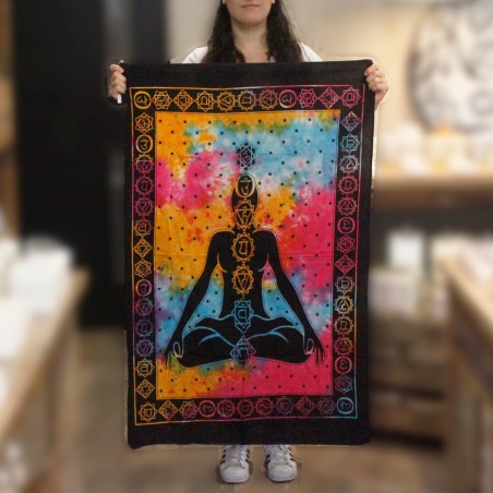 Arte de pared de algodón - Buda chakra  - 2