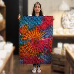 Arte de pared de algodón - Mandala redonda  - 3