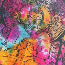 Arte de pared de algodón - Mandala redonda  - 4