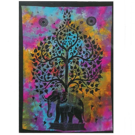 Arte de pared de algodón - Árbol elefante  - 1